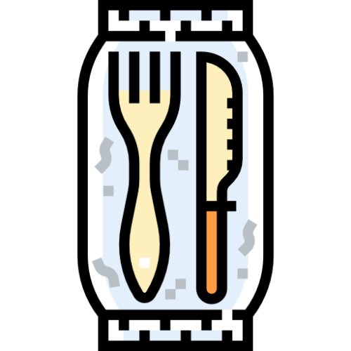 اطباق زبادي شفاف