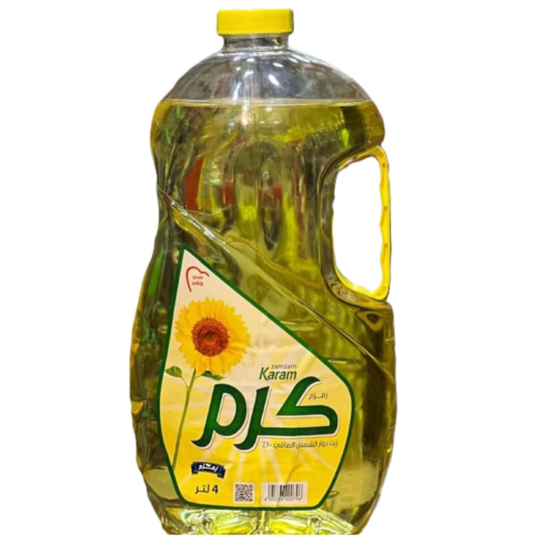 زيت كرم دوار شمس 4 لتر
