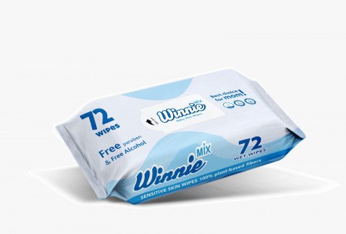 مناديل مبللة ويني 72